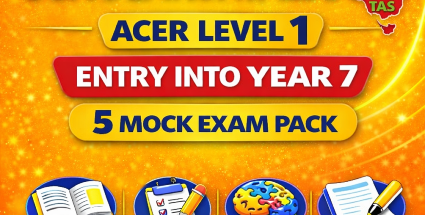 ACER Level 1 AUSTRALIAN EDU 5 Mock Pack v3
