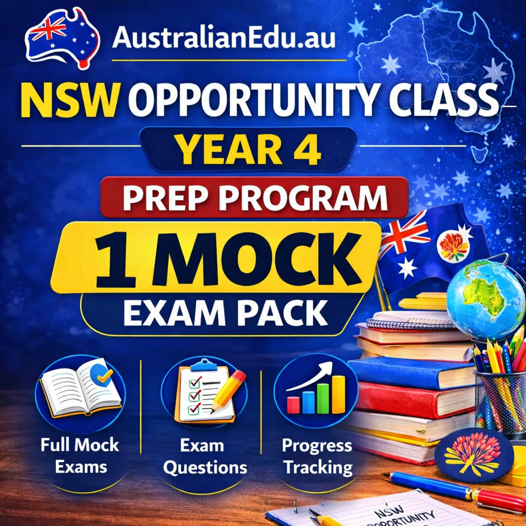 NSW Opportunity Class – 1 Mock Exam Pack