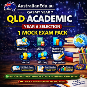 QLD Academies (EduTest) – 1 Mock Exam Pack