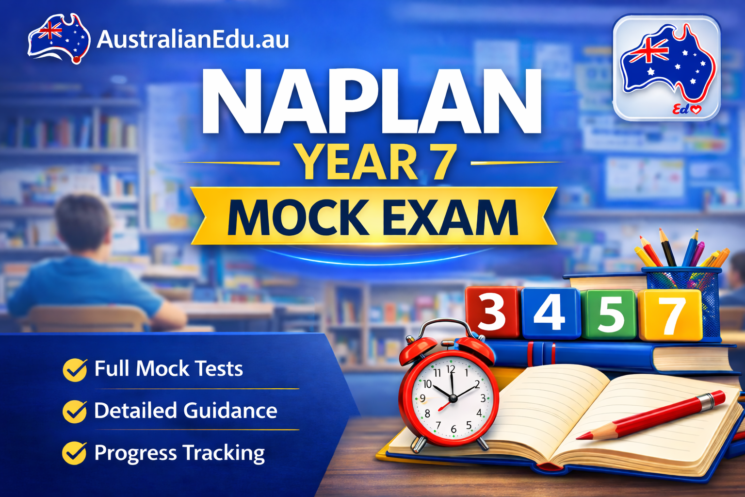 NAPLAN Year 7 — 3 Exams