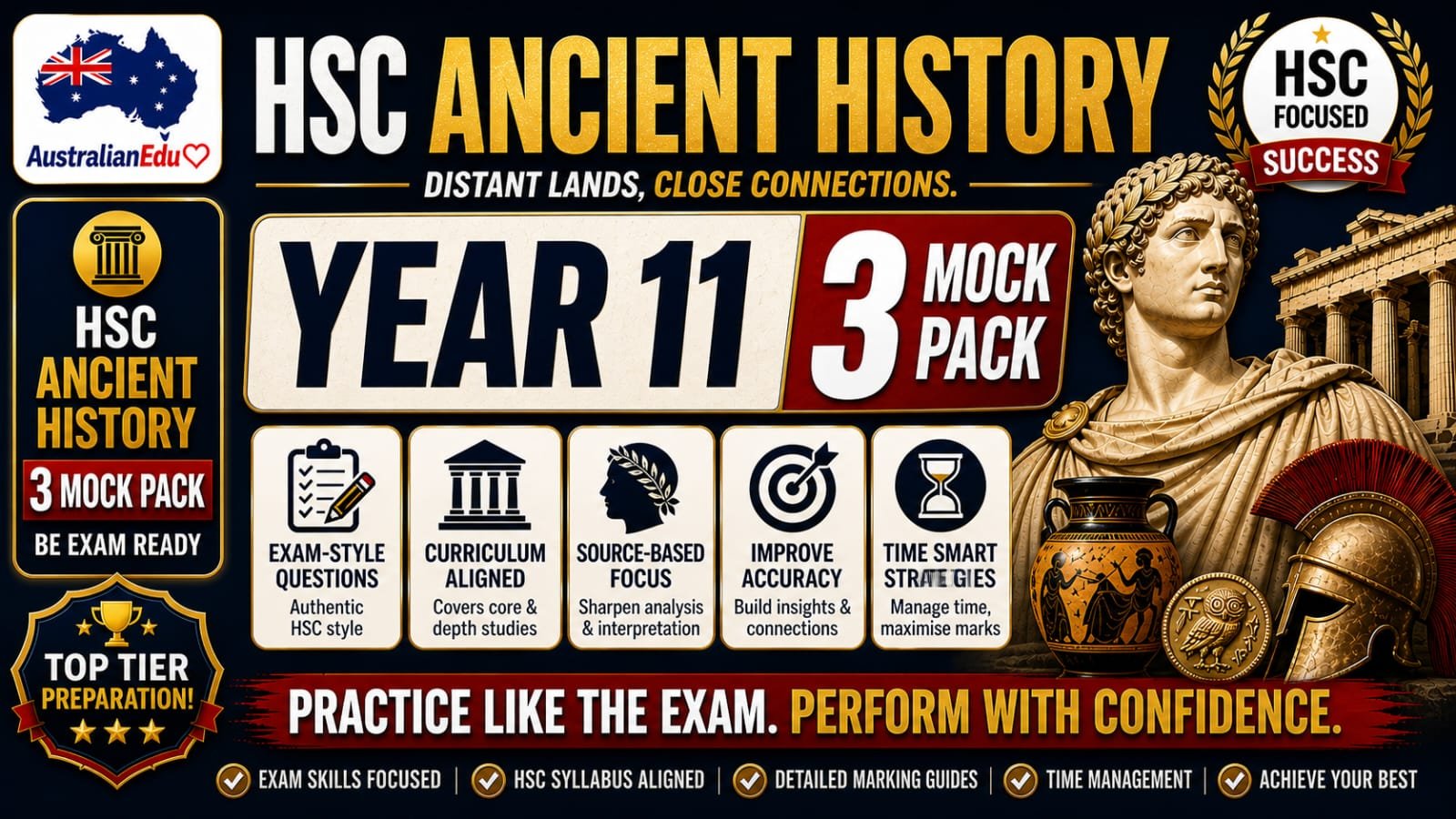 HSC Ancient History Year 11 Australian Edu 3 Mock Pack