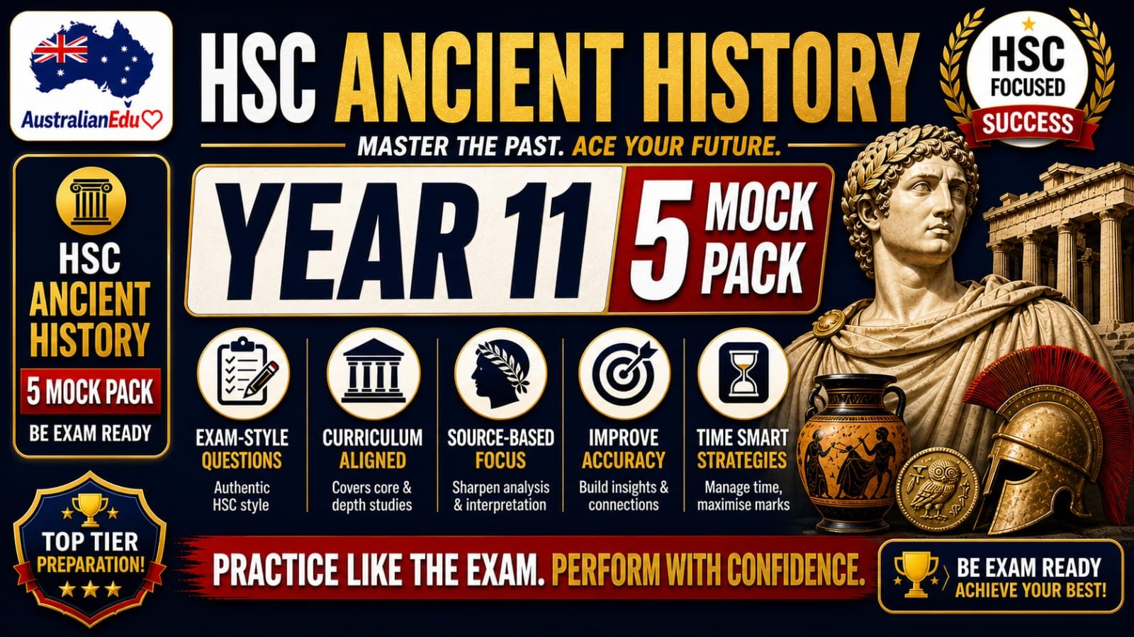 HSC Ancient History Year 11 Australian Edu 5 Mock Pack