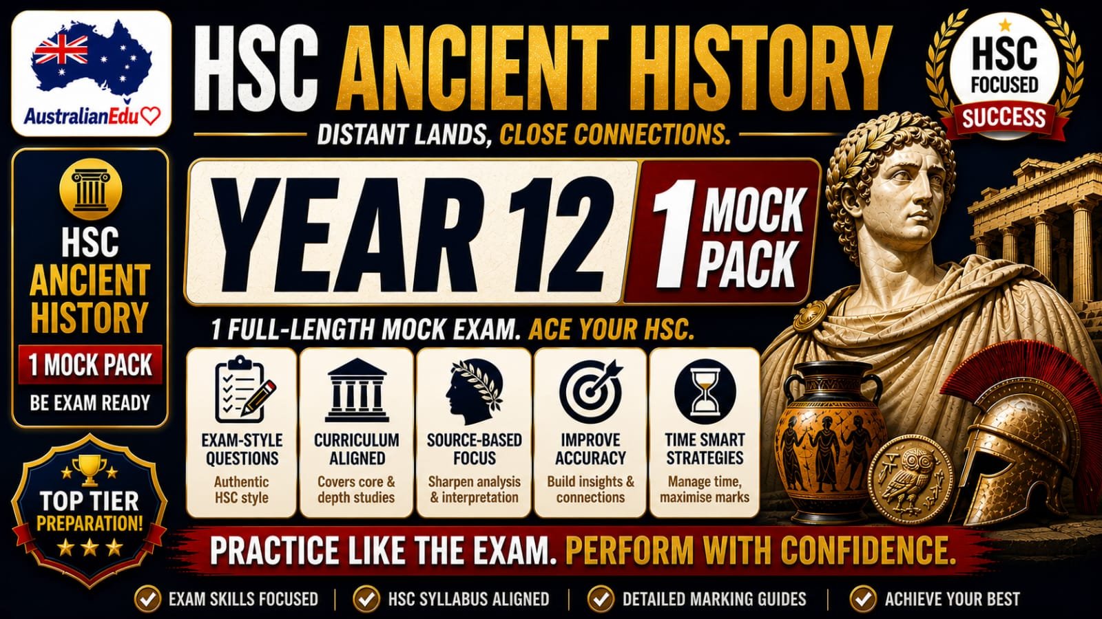 HSC Ancient History Year 12 Australian Edu 1 Mock Pack