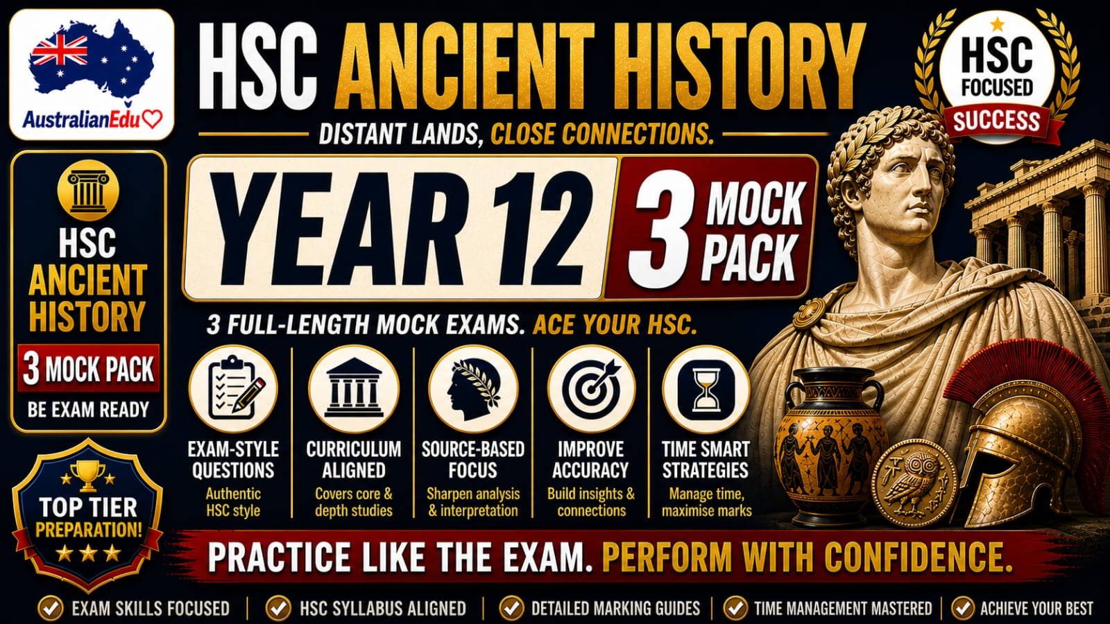 HSC Ancient History Year 12 Australian Edu 3 Mock Pack