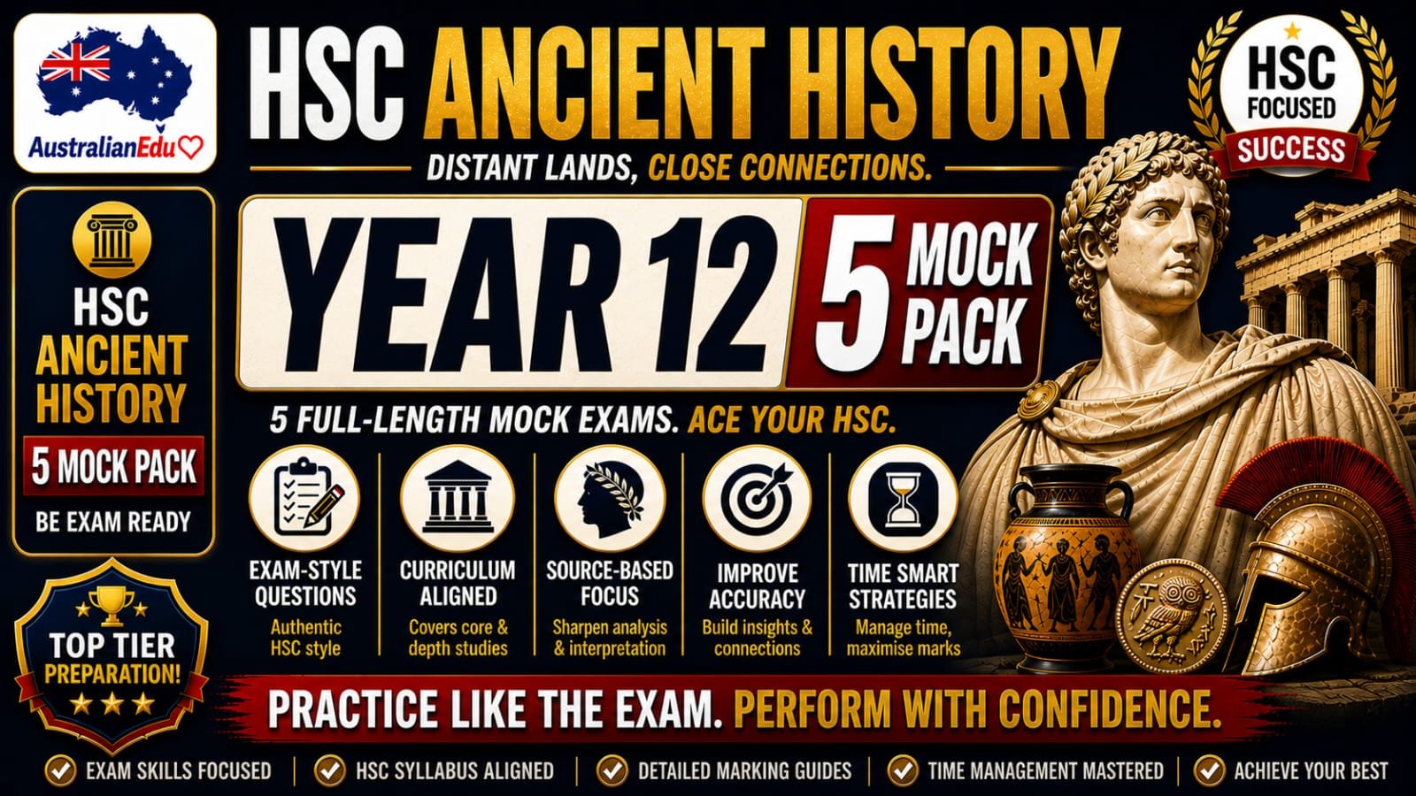 HSC Ancient History Year 12 Australian Edu 5 Mock Pack