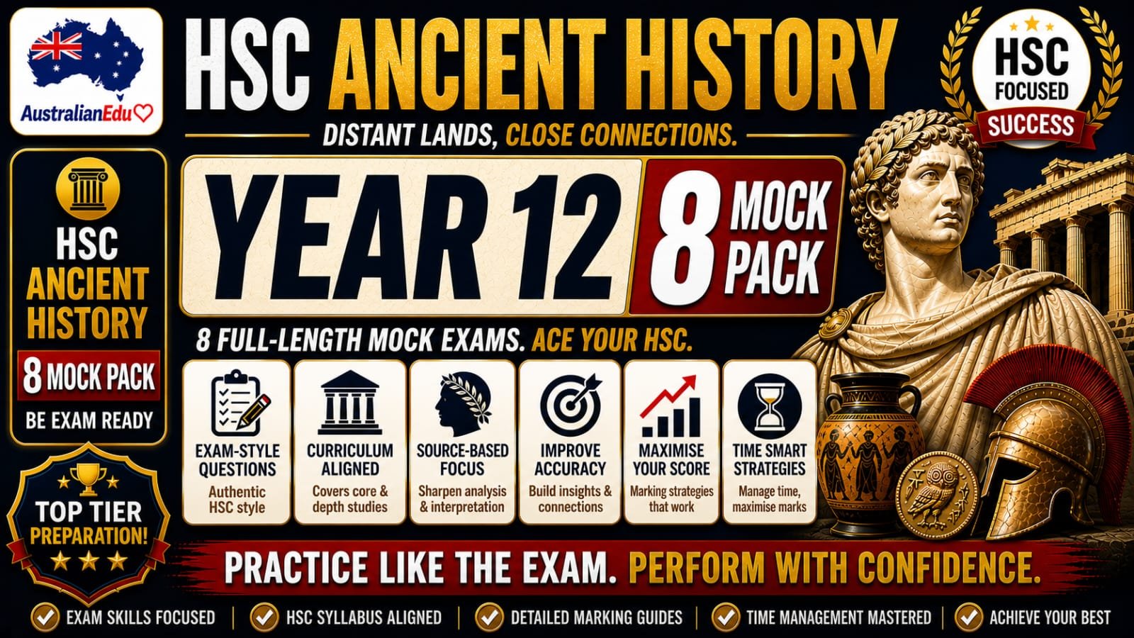 HSC Ancient History Year 12 Australian Edu 8 Mock Pack