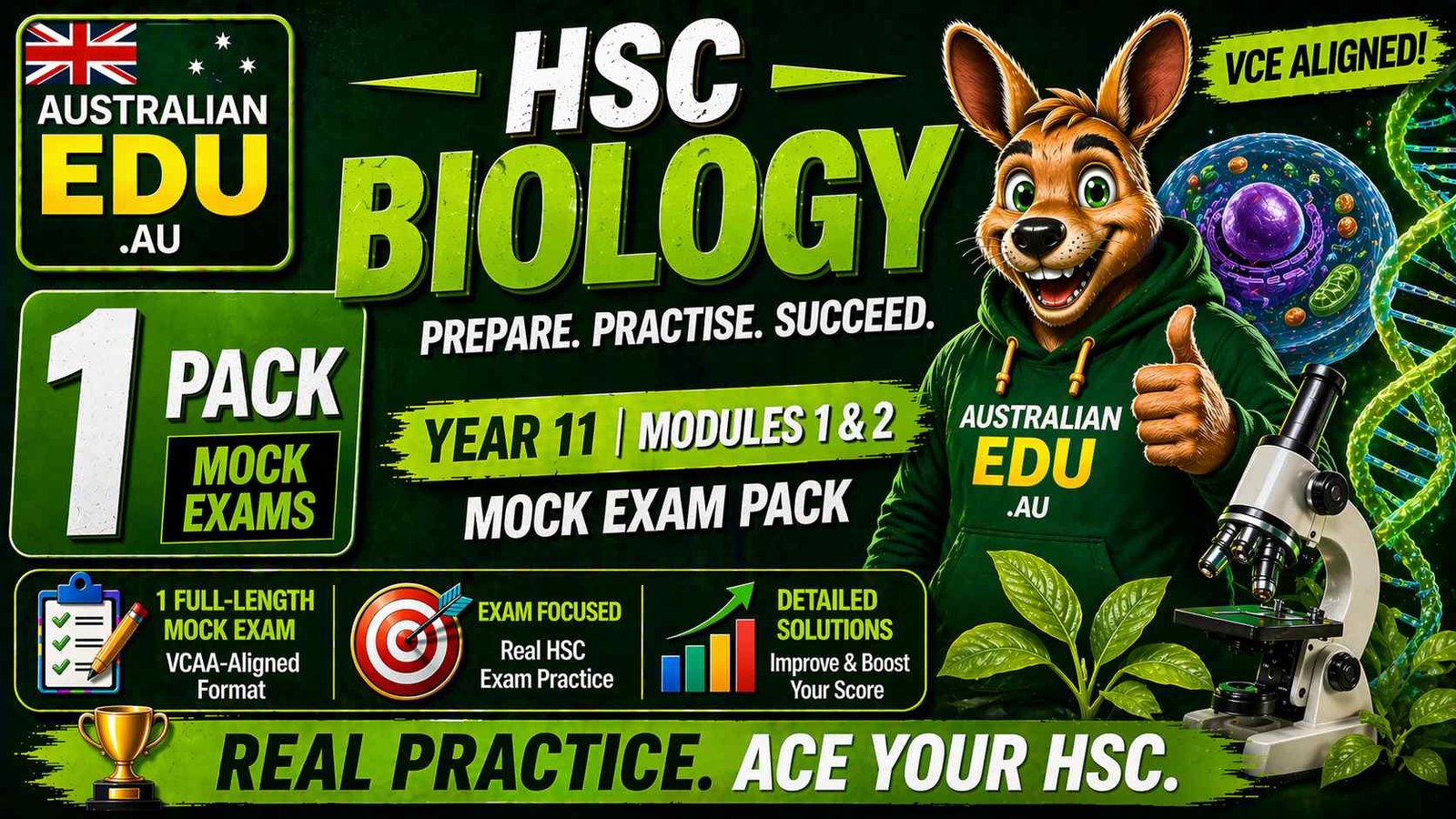 HSC Biology Year 11 Australian Edu 1 Mock Pack