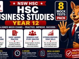 HSC Business Studies Year 12 Australian Edu 8 Mock Pack