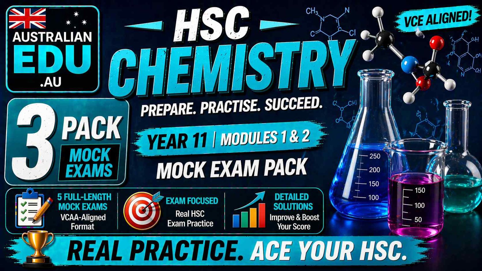 HSC Chemistry 11 Australian Edu 3 Mock Pack