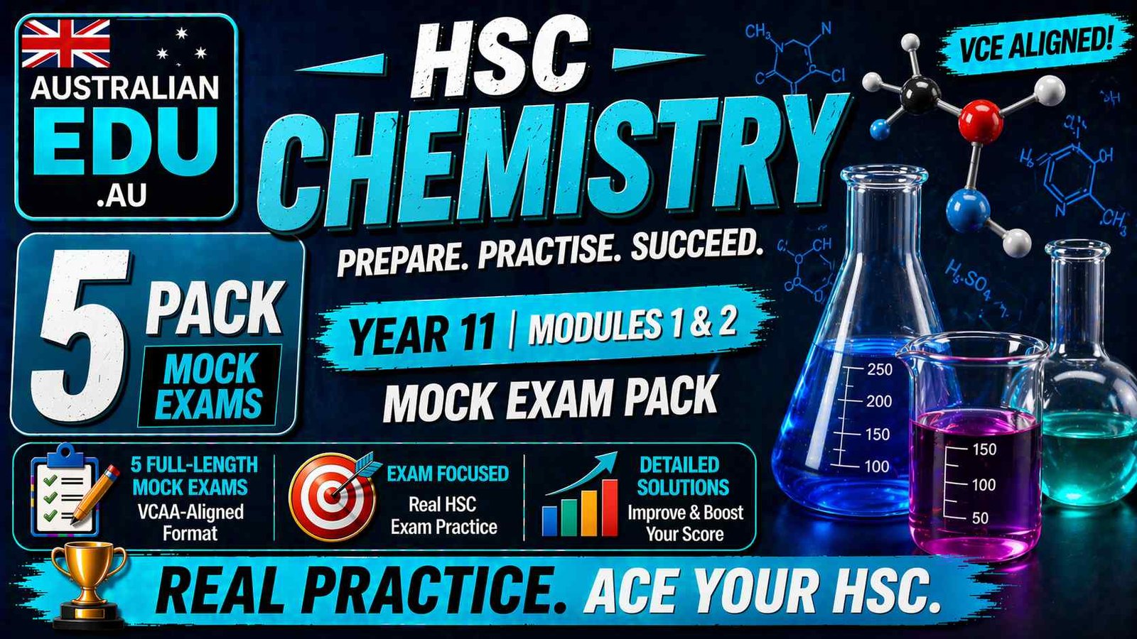 HSC Chemistry 11 Australian Edu 5 Mock Pack