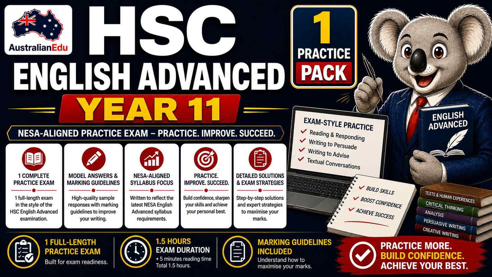 HSC English Advanced Preliminary Year 11 - 1 Practice Pack