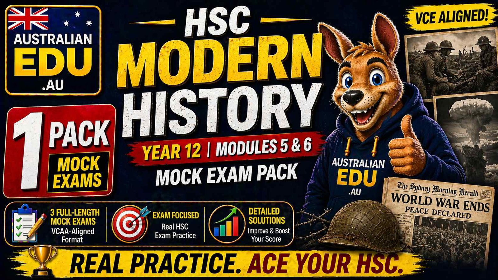 HSC Modern History 12 Australian Edu 1 Mock Pack
