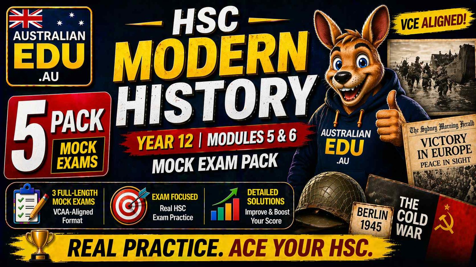 HSC Modern History 12 Australian Edu 5 Mock Pack
