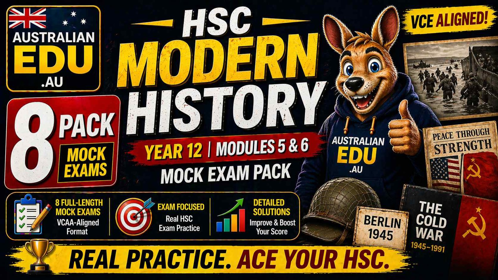 HSC Modern History 12 Australian Edu 8 Mock Pack