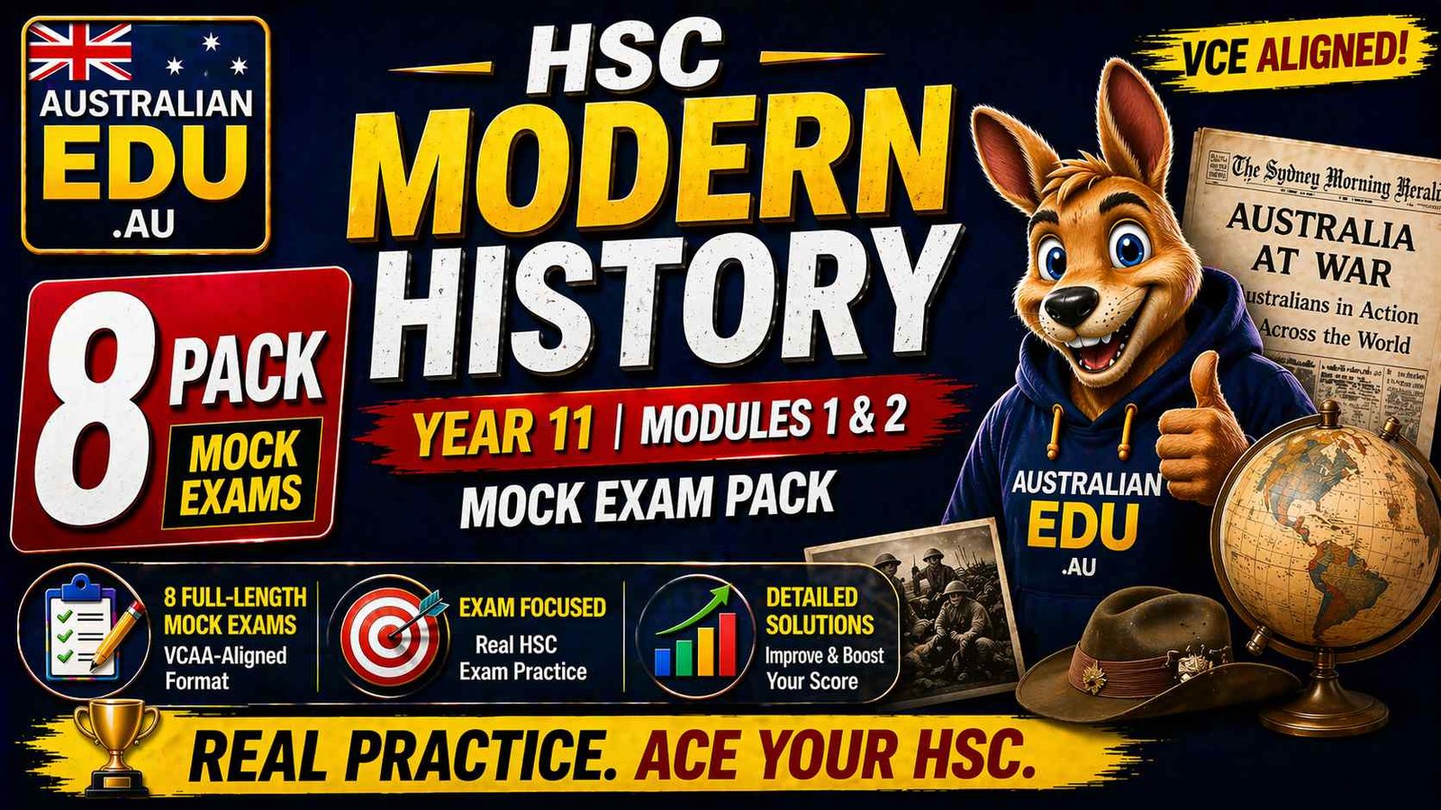 HSC Modern History Year 11 Australian Edu 8 Mock Pack