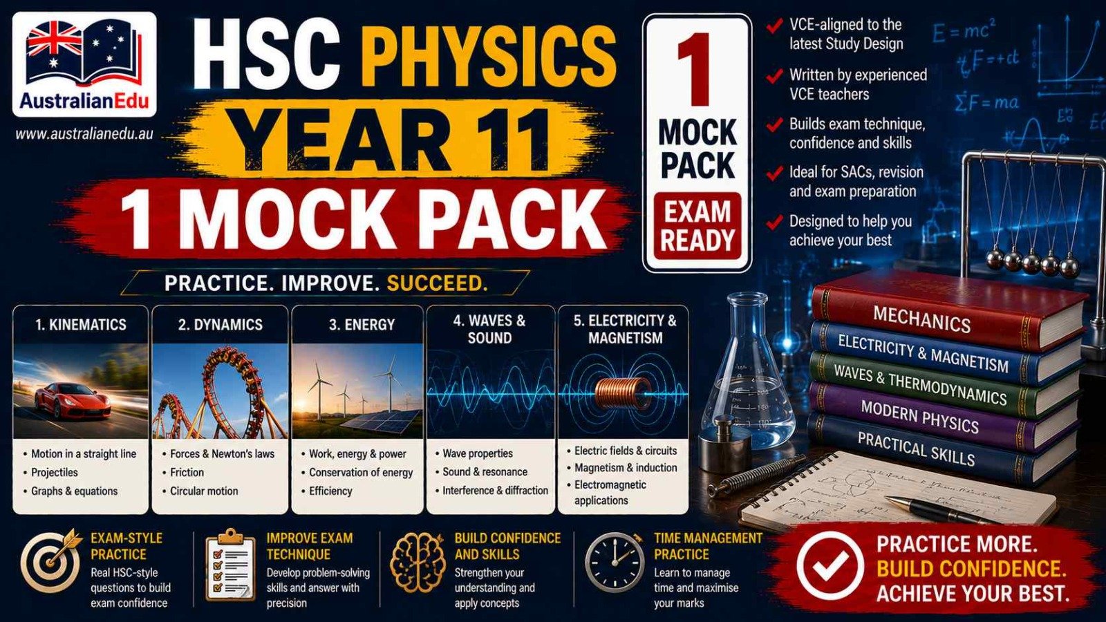 HSC Physics Year 11 - 1 Mock Pack