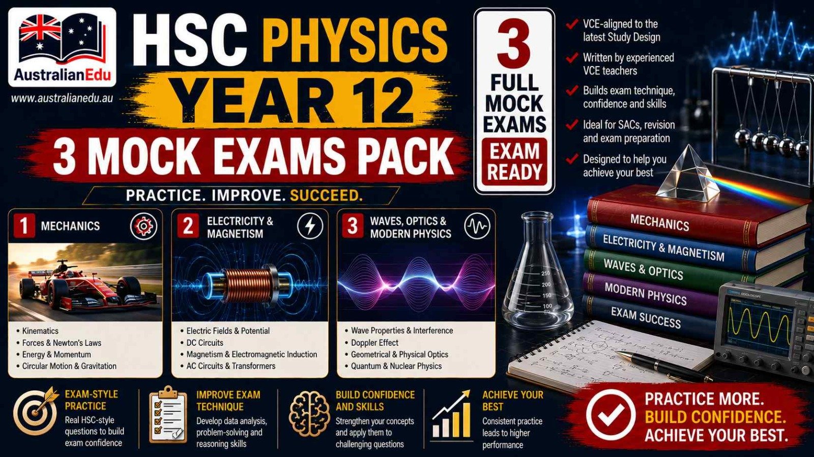 HSC Physics Year 12 - 3 Mock Pack