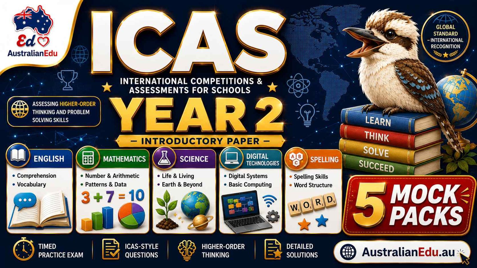 ICAS Year 2 5 Mock Pack