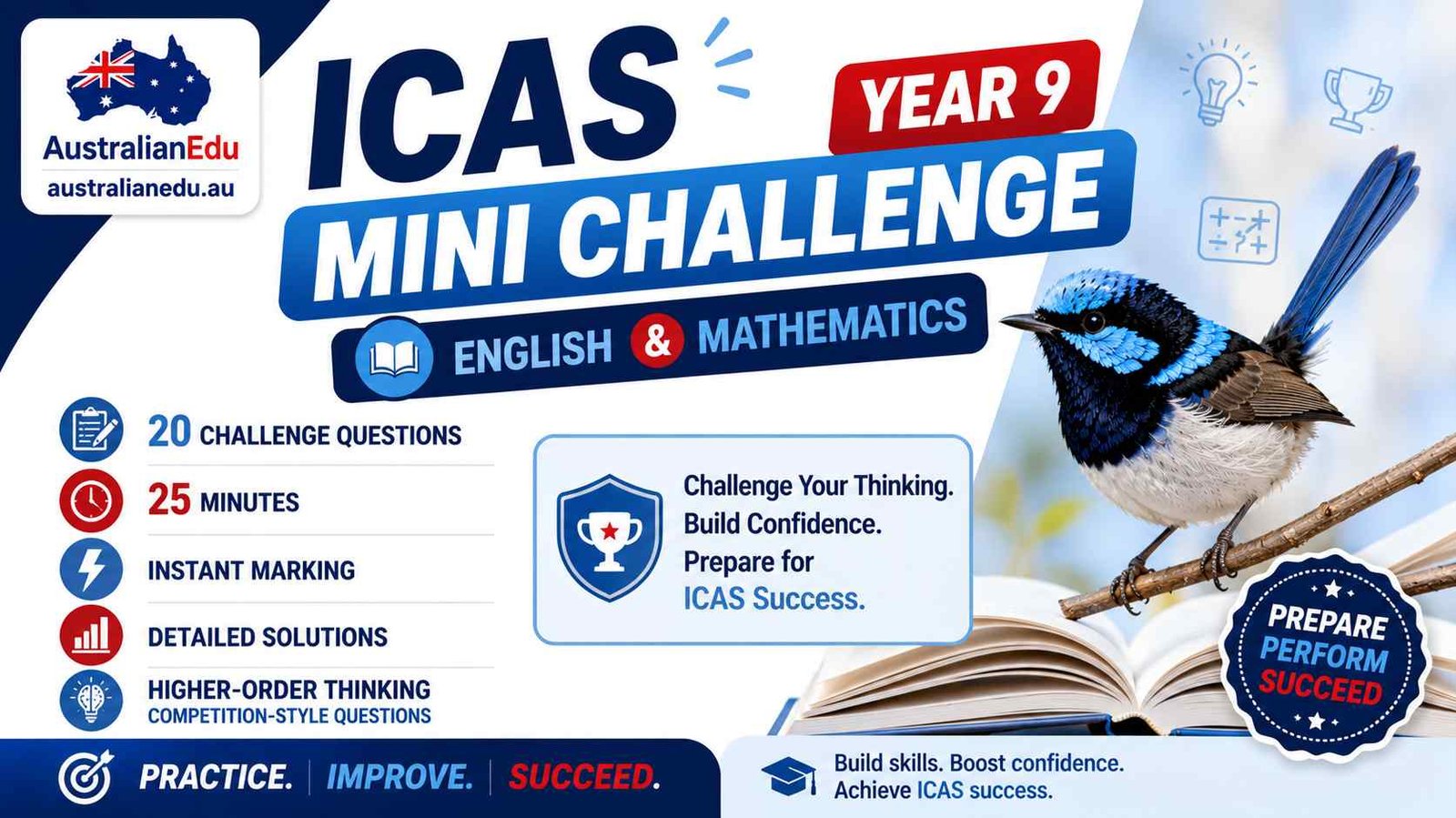 ICAS Year 9 Free Mock Pack