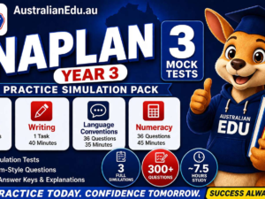 NAPLAN Year 3 Australian Edu 3 Mock Pack