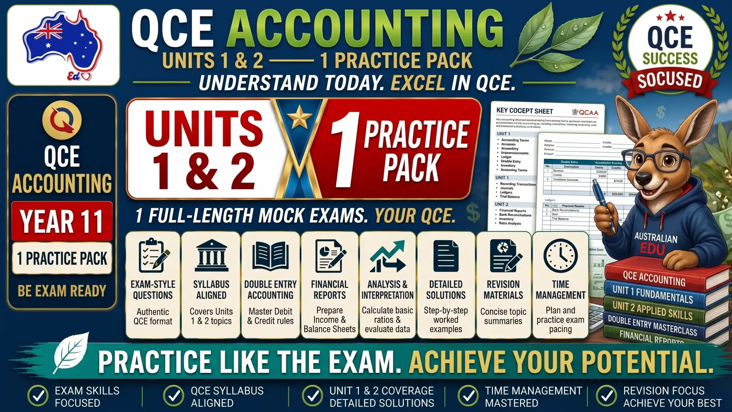 QCE Accounting Units 1 & 2 — 1 Practice Pack.jfif