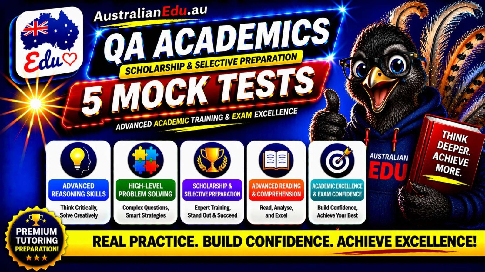 QLD Academics Australian Edu 3 Mock Pack