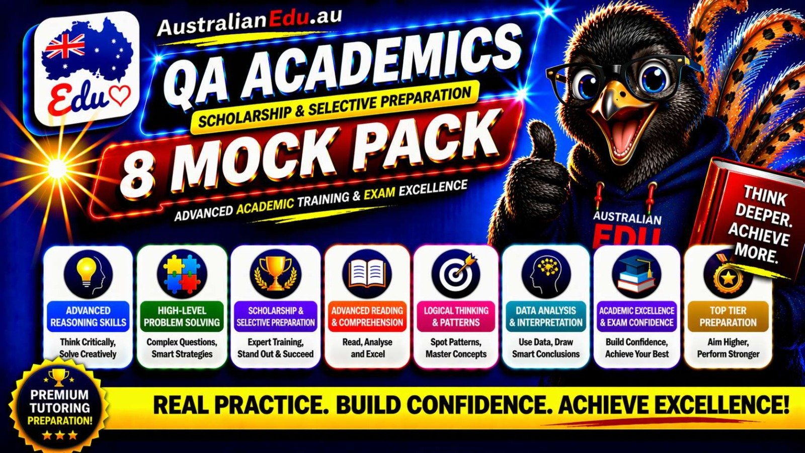 QLD Academics Australian Edu 8 Mock Pack