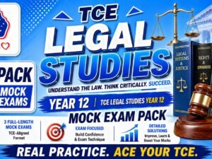 TCE Legal Studies Year 12 Australian Edu 3 Mock Pack
