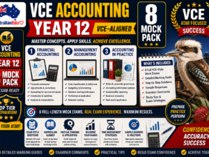 VCE Accoungting Year 12 Australian Edu 8 Mock pack