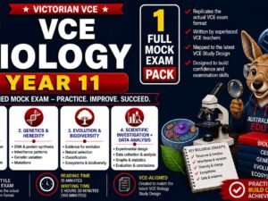 VCE Biology Year 11 Australian Edu 1 Mock Pack
