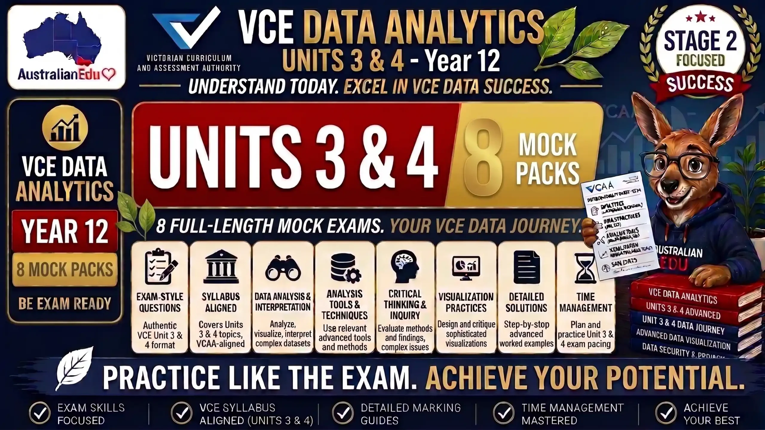 VCE Data Analytics Year 12 - 8 Mock Pack.jfif