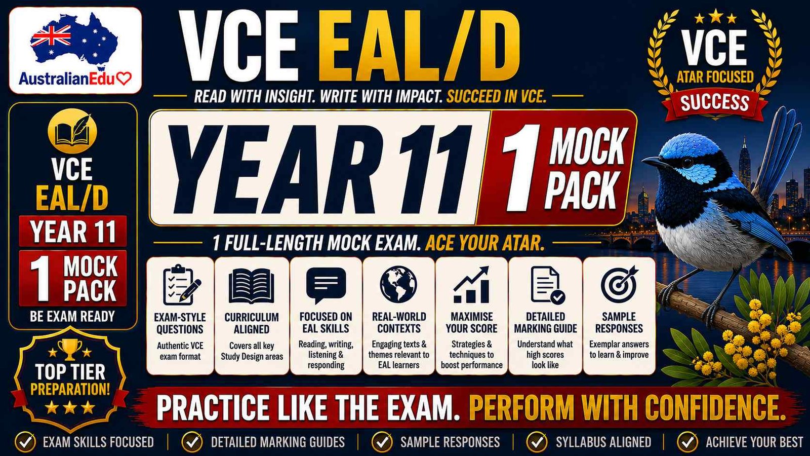 VCE EALD Units 1 & 2 - 1 Practice Pack