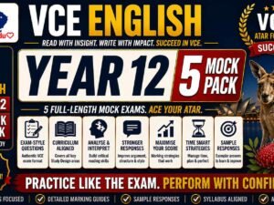 VCE English Language Units 3 & 4 - 5 Mock Pack
