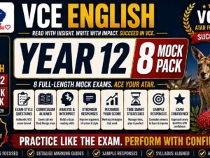VCE English Language Units 3 & 4 - 8 Mock Pack