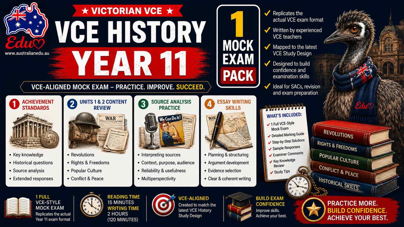 VCE History Units 1 & 2 - 1 Practice Pack