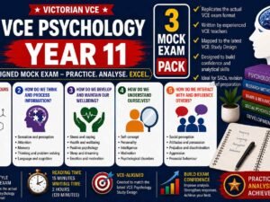 VCE Psychology Units 1 & 2 - 3 Practice Pack