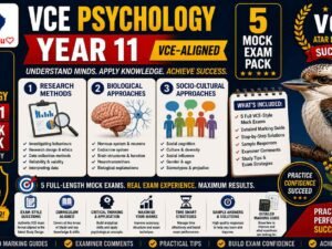 VCE Psychology Units 1 & 2 - 5 Practice Pack