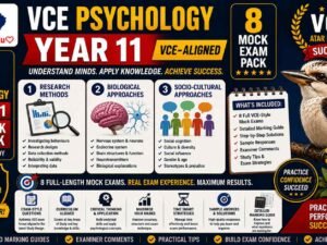 VCE Psychology Units 1 & 2 - 8 Practice Pack