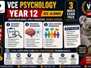 VCE Psychology Units 3 & 4 - 3 Mock Pack