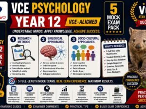 VCE Psychology Units 3 & 4 - 5 Mock Pack