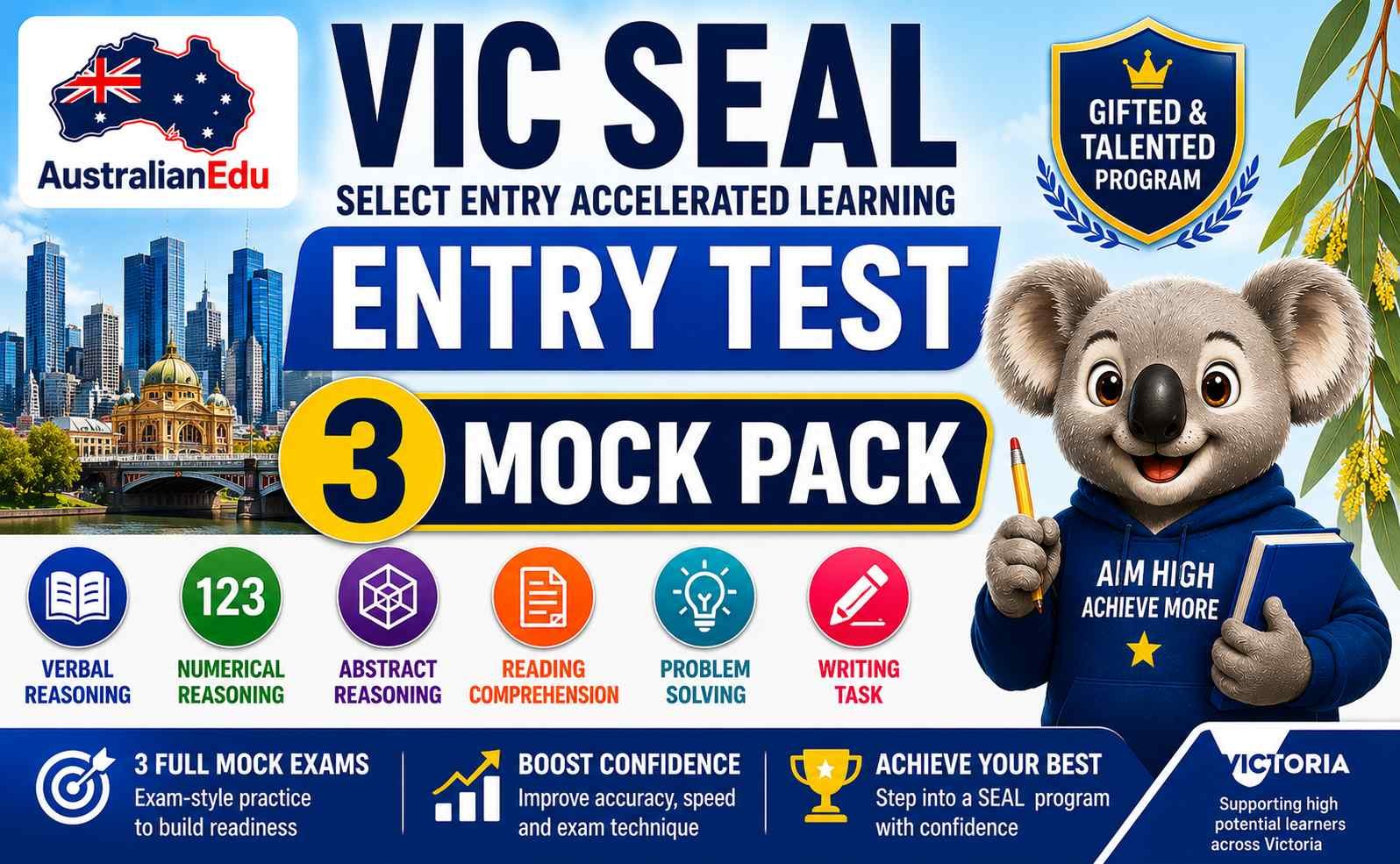 VIC SEAL — 3 Mock Exam Pack